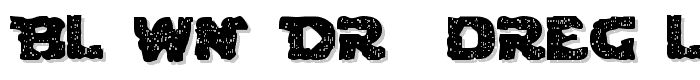 Blown DroidRegular font